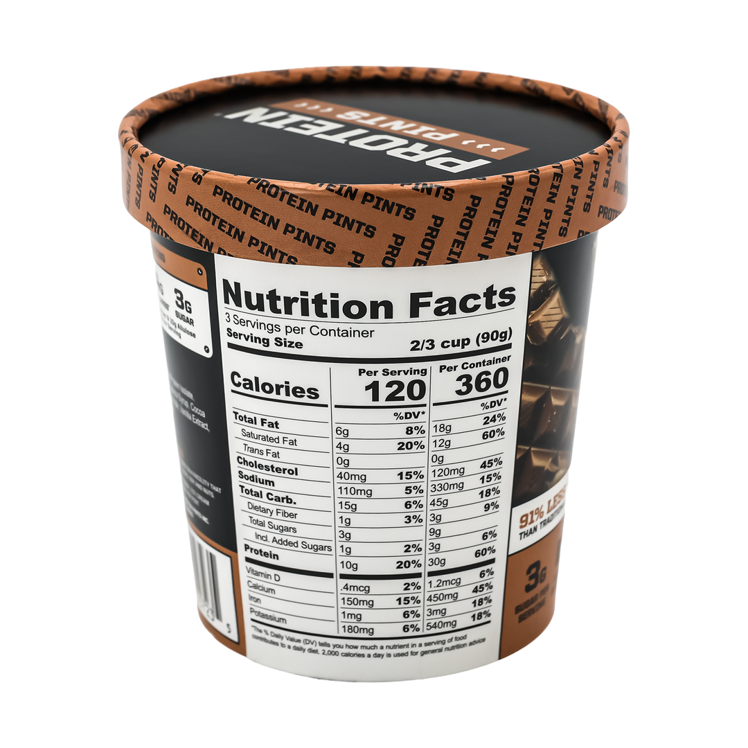 Chocolate High Protein Ice Cream | Protein Pints