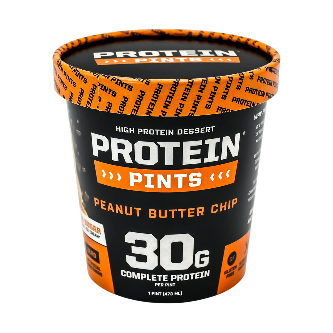 Peanut Butter Chip High Protein Ice Cream | Protein Pints